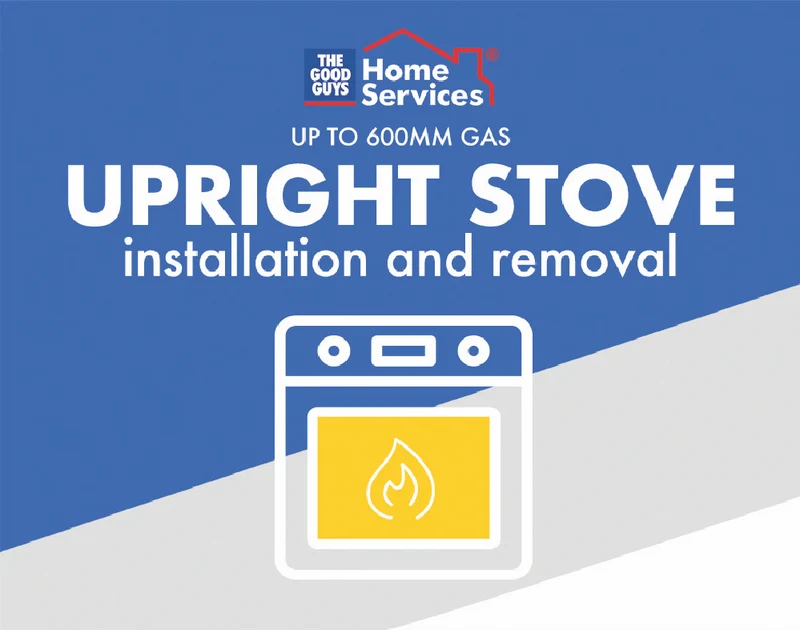The Good Guys Home Services Electric upright stove up to 600mm install & removal of old