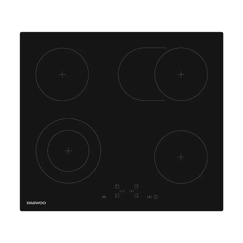 Daewoo BH6VTF09BNL-DE Built-In 60cm Vitroceramic Hob, Toggle Touch Control