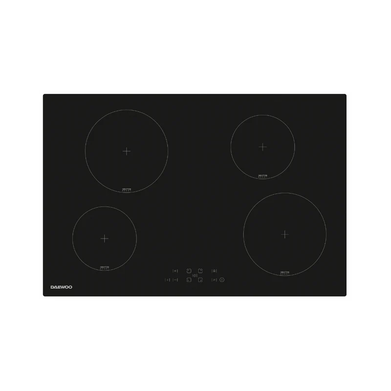 Daewoo H7IT37M1IT Built-In 78cm Induction Hob, Toggle Touch Control