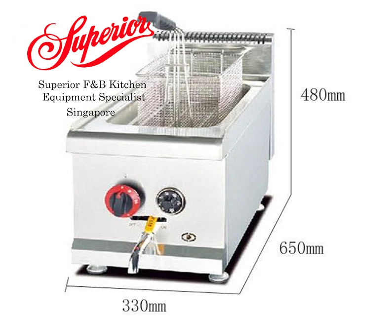 14L Gas Deep Fryer