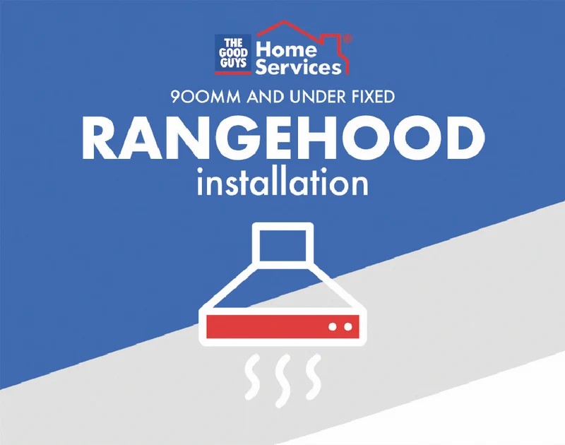 The Good Guys Home Services Canopy rangehood up to 900mm install