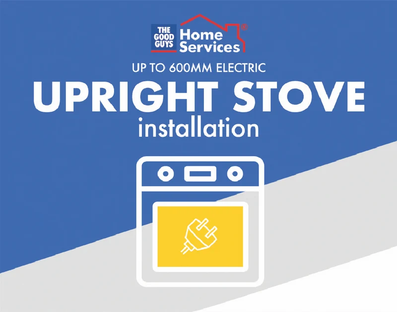 The Good Guys Home Services Electric upright stove up to 600mm install