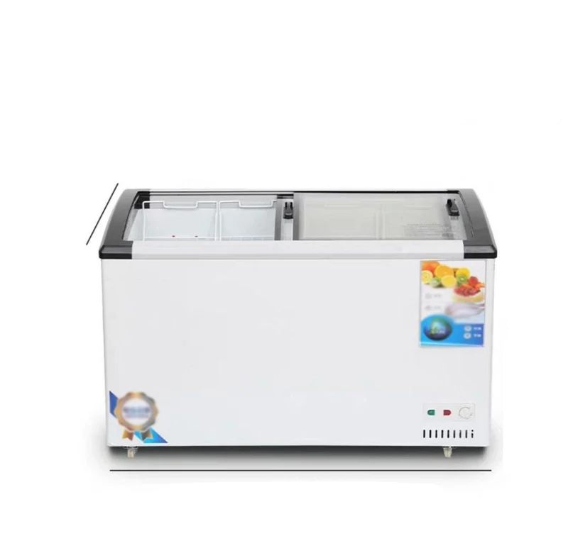 318L Sliding Glass Chest Freezer