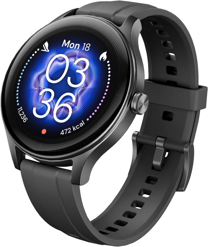 Ryze Flex Gen-2 Smart Watch - Black & Blue