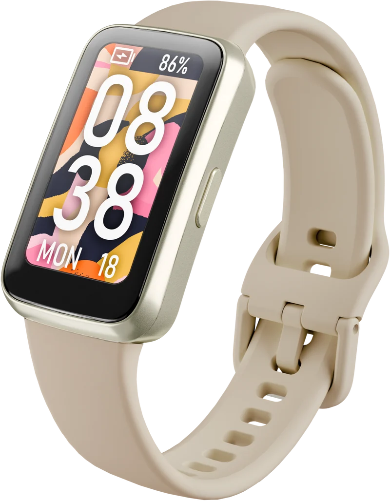Ryze Elevate Gen-2 Smart Watch - Cream & Red