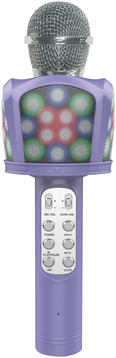 Techxtras Wireless Karaoke Microphone - Purple