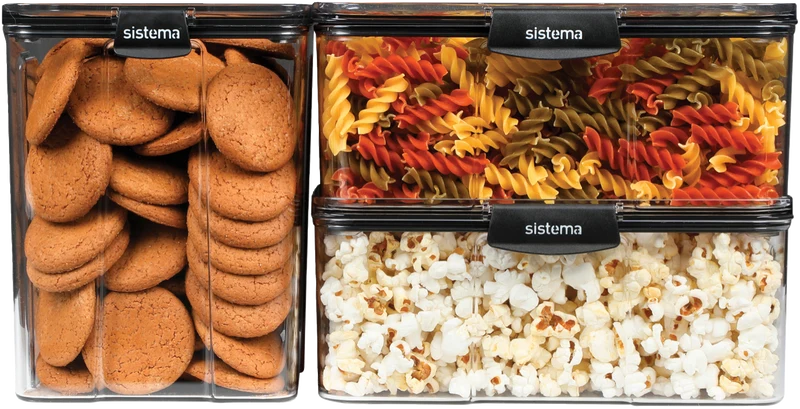 Sistema 3 Pack Ultra Large Food Storage Containers