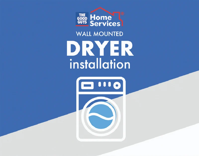 The Good Guys Home Services Dryer wall mount install