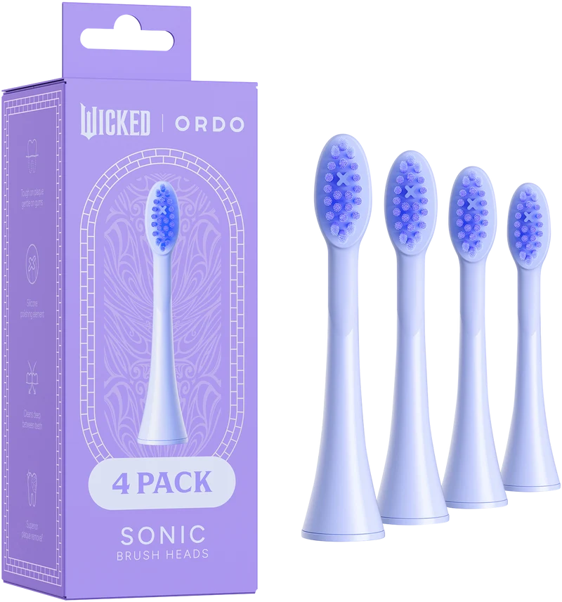 Ordo Sonic Lite 4 Pack Wicked Brush Heads Glinda Upland