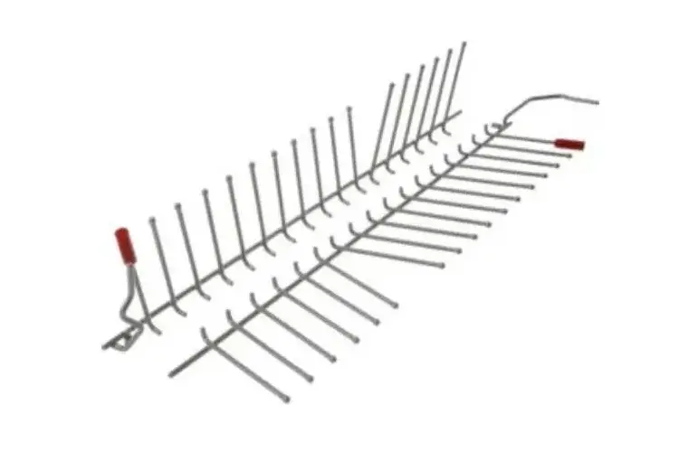 BOSCH Dishwasher Lower Basket/Rack FLIP TINE Set