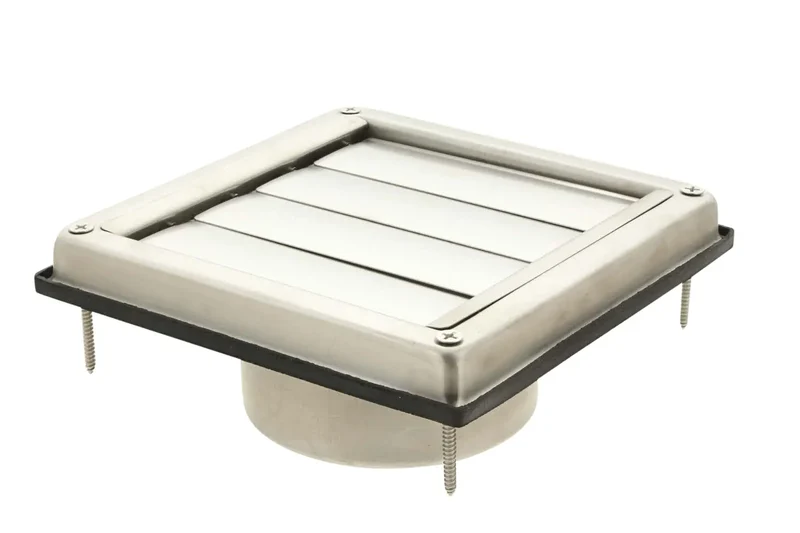 MAYTAG Dryer 100mm GRAVITY LOUVRE Wall Vent (Stainless Steel)-Genuine