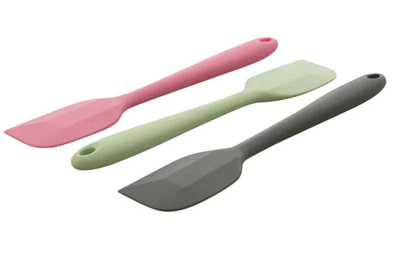 Cuisena MINI SILICONE SPATULA (Colours: Pink, Yellow And Grey)-each