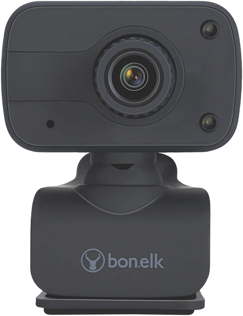 Bonelk USB Webcam Clip On - 1080p (Black)