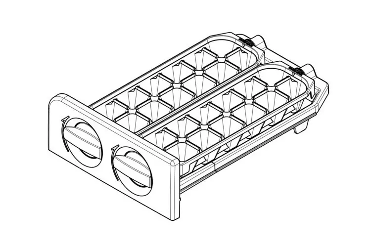 Westinghouse Fridge Twist & Serve Ice Cube Tray - WTB3100WK-Genuine