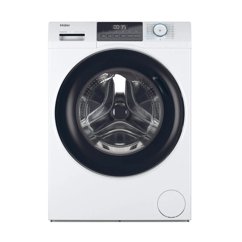Haier HW80-BP14929A-S I-Pro Serie 1 Lavatrice A Libera Installazione 8 Kg, 1400 Giri, AI Power Drive Inverter Motor, Pillow Drum, Classe A, Bianco