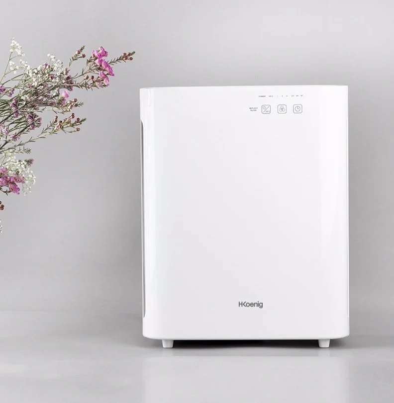 Ⓜ️🔵🔵🔵👌 H.Koenig AIR800 - Purificatore d'aria PURE AIR+, elimina fino 99.97% delle particelle ultrafini nell’aria