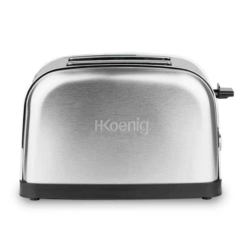 Ⓜ️🔵🔵🔵 H.Koenig TOS7 - Tostapane 2 fette, corpo in metallo, 850W