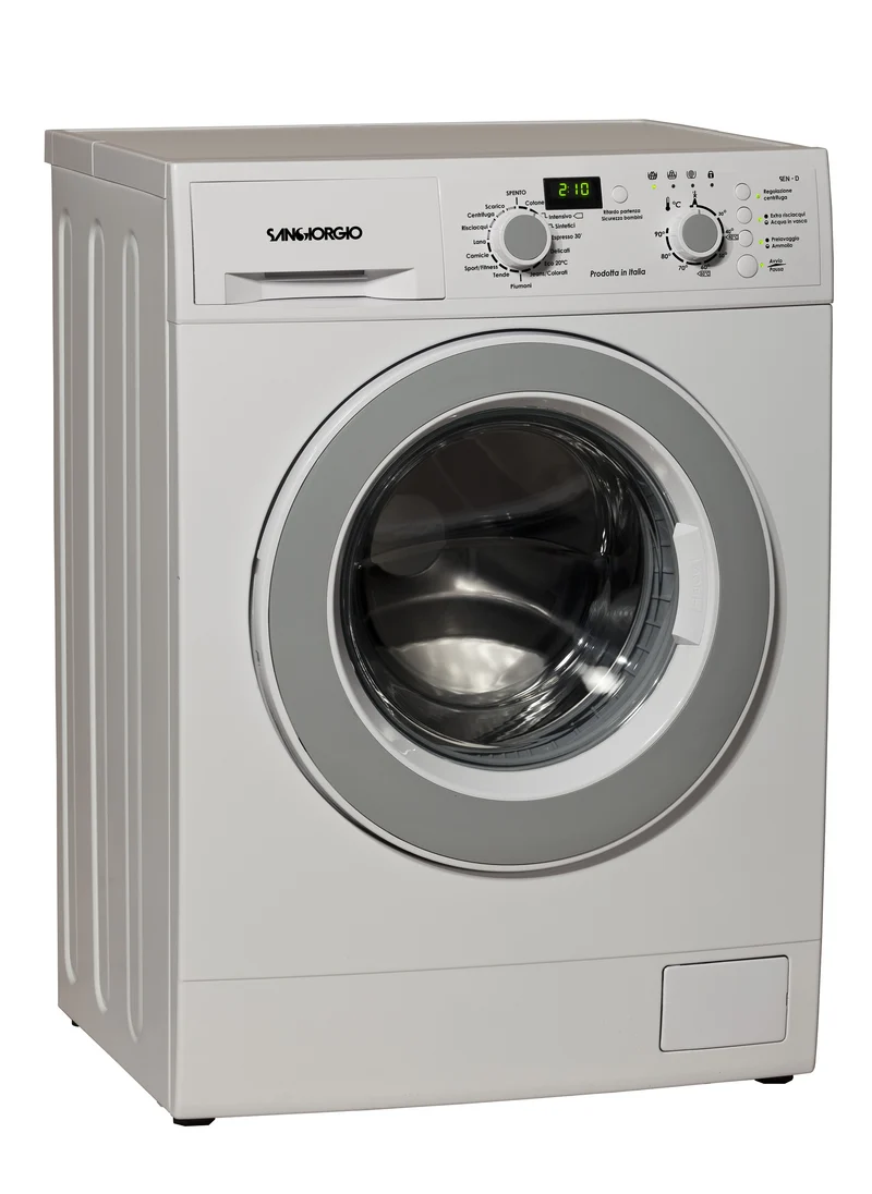 Ⓜ️🔵🔵🔵👌 SanGiorgio SENS712D - Lavatrice 7 kg, MADE IN ITALY, 5 ANNI GARANZIA INCLUSI sulla SCHEDA ELETTRONICA, centrifuga 1200 giri, elettronica, classe energetica A++