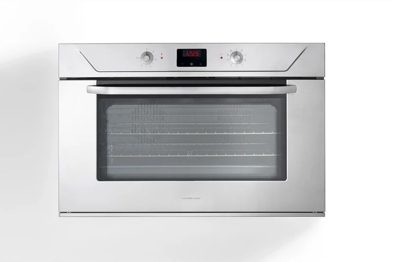 Ⓜ️🔵🔵🔵 Alpes F900 - Forno elettrico da incasso con timer touch control, largo cm 90, con camera di cottura smaltata, capacità 100 litri