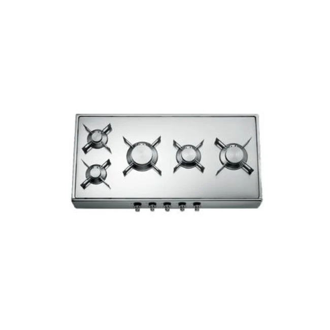 Ⓜ️🔵🔵🔵 Alpes R 90/5G - Piano cottura ribaltabile o da appoggio in acciaio inox a 5 fuochi, 89,5cm