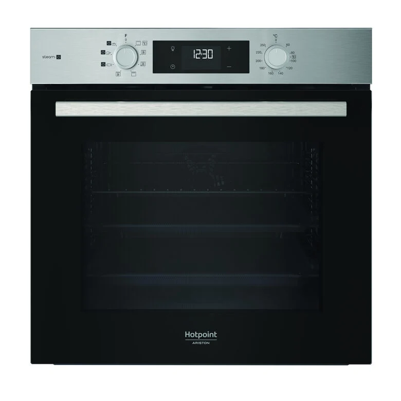 Hotpoint Ariston HAO 255HS X Forno Multifunzione inox con display e manopole esterne, ActiveSteam, Idrolisi CLASSE A