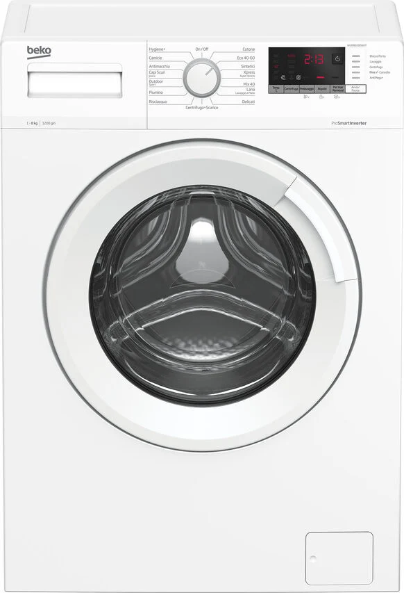 Beko WUXR81282WI/IT: Lavatrice 8kg, Classe A, 1200giri