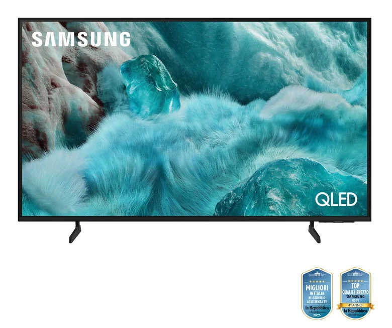 Samsung Smart TV 85" QE85Q7FAAUXZT Televisione QLED 4K DVB-T2 HEVC MAIN 10 2025