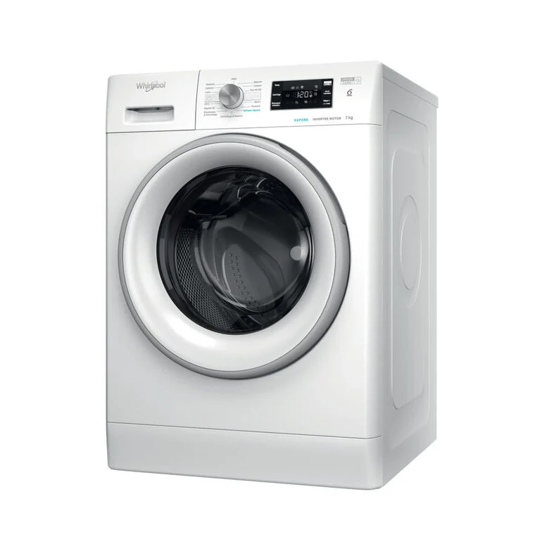 Whirlpool FFB 7469 SV IT Lavatrice A Libera Installazione 7 Kg, 1400 Giri, Motore Inverter, Refresh Vapore, Freshcare+, Tecnologia 6° Senso, Classe A, Bianco
