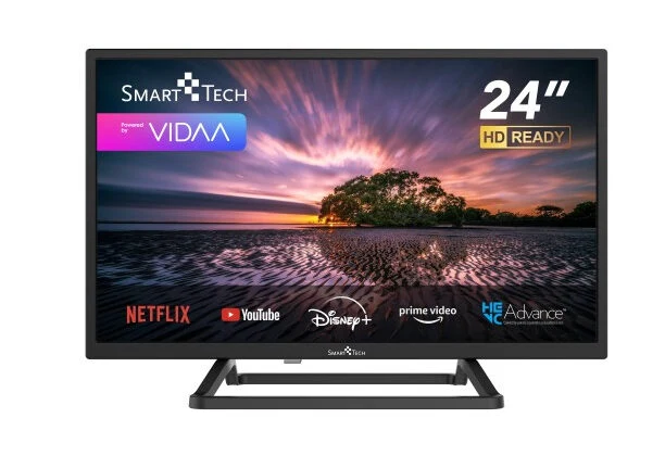 Smart Tech 24HV10T3 Televisione Smart TV 24 Pollici Led Hd Wi-fi Nero 180 cd/m²