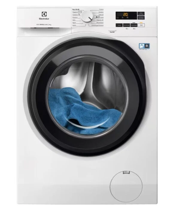 Electrolux EW6FBG19G Serie 600 Lavatrice A Libera Installazione 9 Kg, 1400 Giri, Motore Inverter+, Hygiene, Time Manager®, SensiCare, Classe A, Bianco