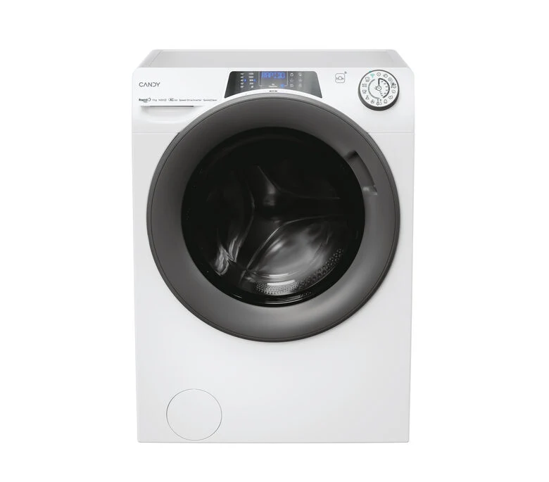 Candy 496BWMR9/1-S RapidÓ Pro RP Lavatrice Caricamento Frontale 9 Kg, 1400 Giri, Tecnologia Quick&Clean, Speed-Drive Inverter, Easy Iron Plus, Classe A, Bianco