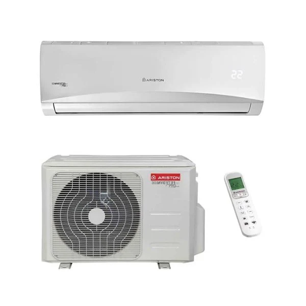 Ariston PRIOS R32 35 C MM0-O Condizionatore Fisso, Tecnologia 2D Inverter, Unità Interna E Esterna, Split System, Bianco