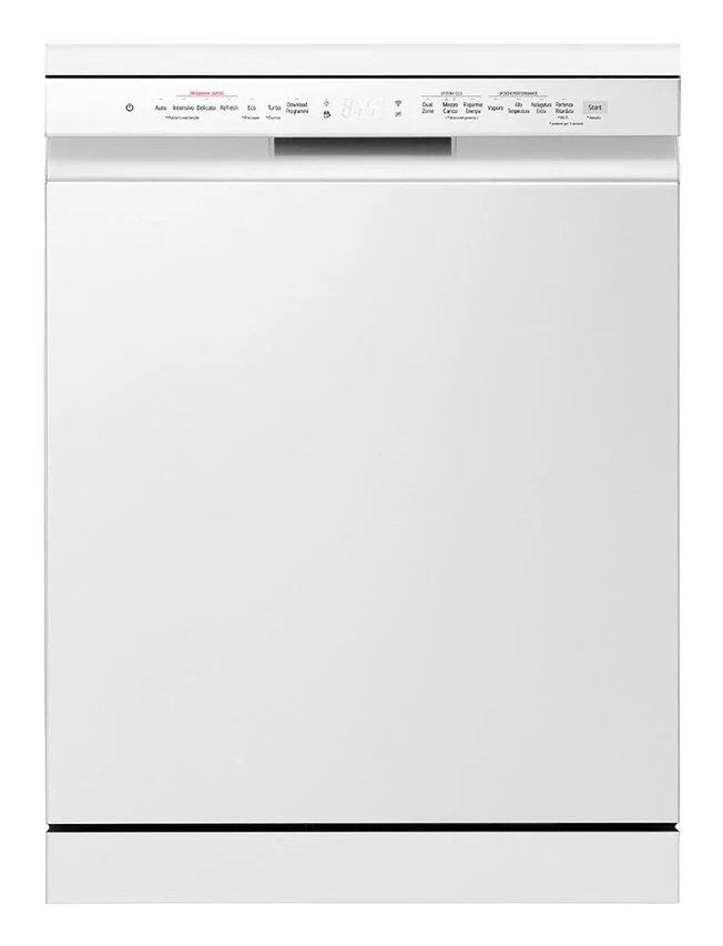 LG DF365FWS Lavastoviglie a libera installazione cm. 60 - 14 coperti - bianco