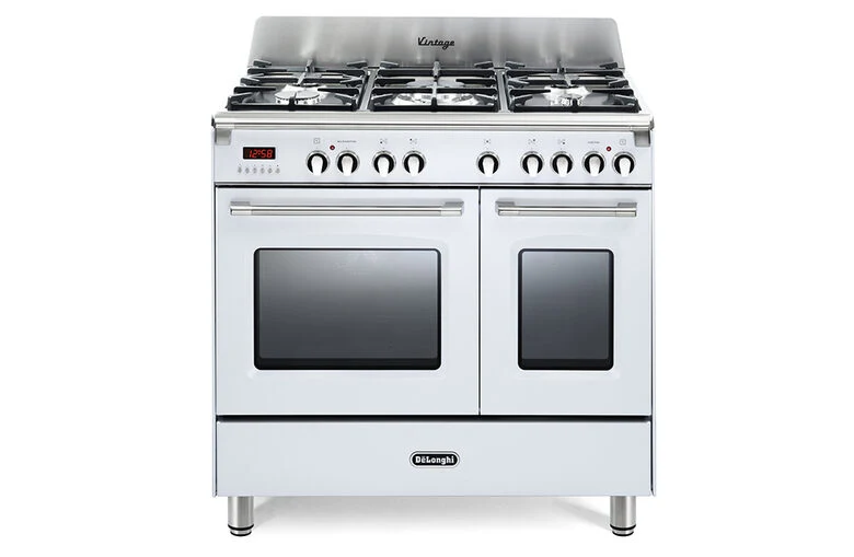 De’Longhi MEM 965T WX ED cucina Cucina freestanding Elettrico Gas Acciaio inox, Bianco