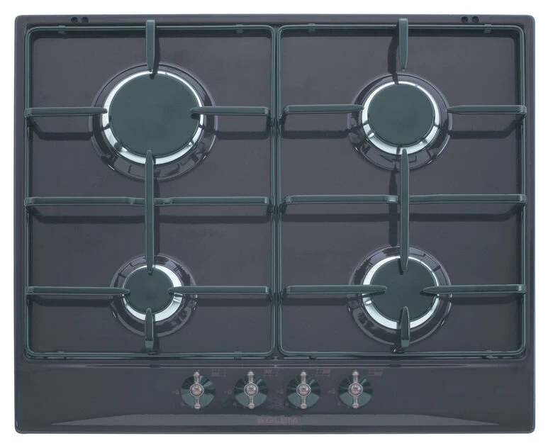Glem Gas GT64AN Piano Cottura Antracite Da incasso 4 Fornelli
