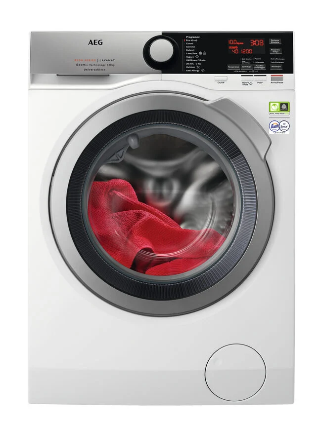 AEG L8FEE16VX lavatrice Caricamento frontale 10 kg 1551 Giri/min A Bianco