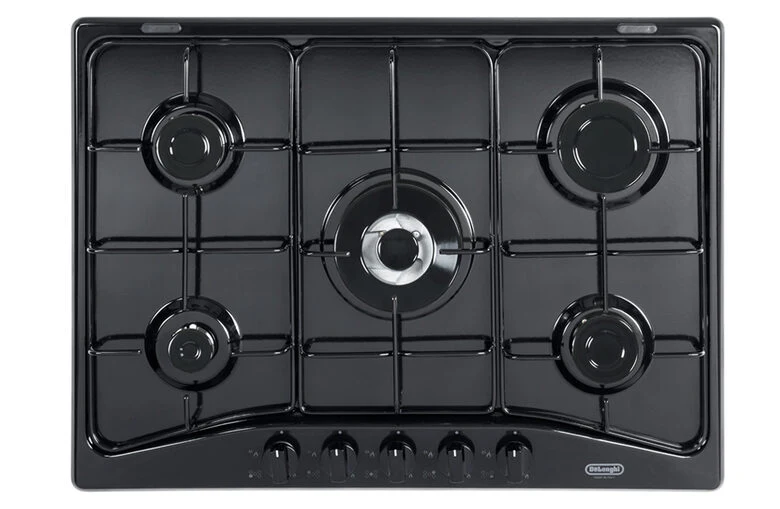 De’Longhi YNF 57 ASV piano cottura Nero Da incasso 68 cm Gas 5 Fornello(i)