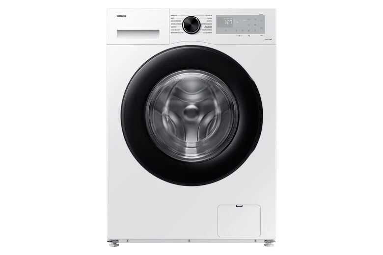 Samsung WW90CGC04DAHET Lavatrice A Libera Installazione 9 Kg, 1400 Giri, Crystal Clean™, SmartThings AI Energy Mode, Ecobubble™, Vapore Igienizzante, Classe A, Bianco