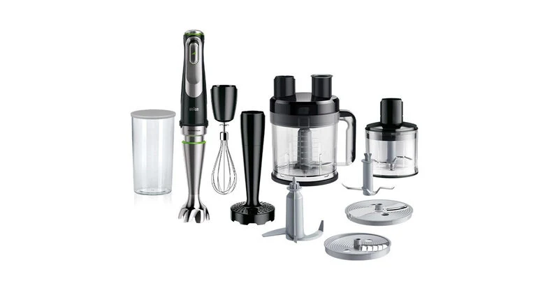 Braun MultiQuick 9 MQ 9187XLI 0,6 L Frullatore ad immersione 1200 W Nero, Stainless steel