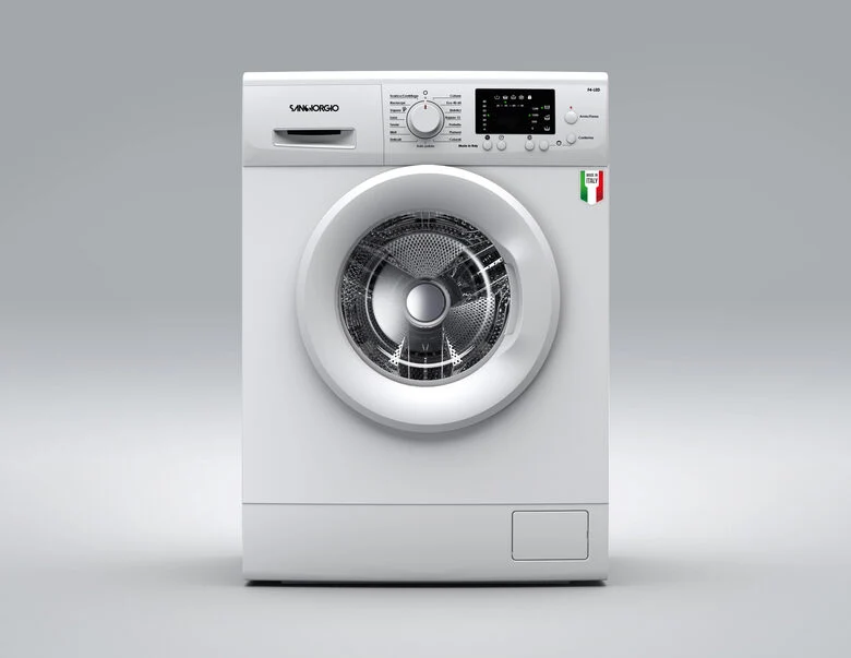 SanGiorgio SLIM-FS610L Lavatrice A Libera Installazione 6 Kg, 1000 Giri, Classe C, Bianco