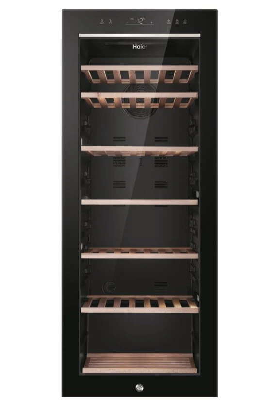 Haier Wine Bank 50 Serie 5 HWS84GA Cantinetta vino con compressore Libera installazione Nero 84 bottiglia/bottiglie