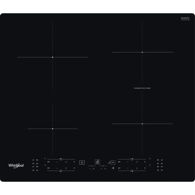 Whirlpool WB B8360 NE Nero Da incasso 59 cm Piano cottura a induzione 4 Fornello(i)