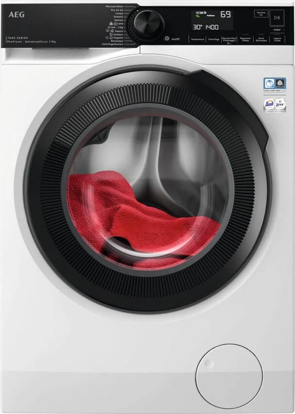AEG LR7H94VAB lavatrice Caricamento frontale 9 kg 1351 Giri/min A Bianco