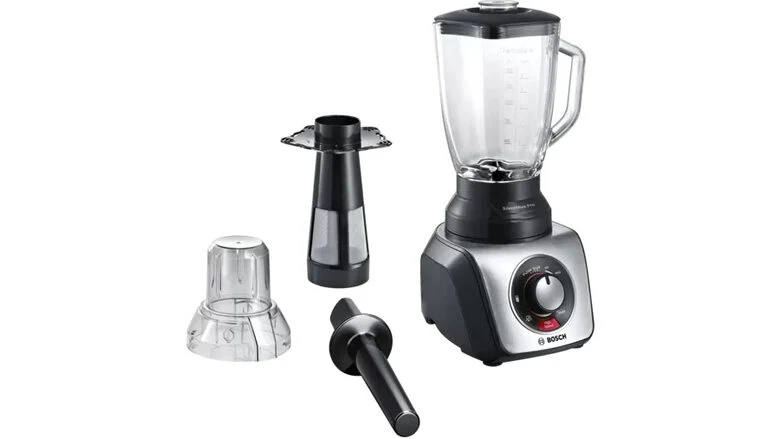 Bosch SilentMixx Pro MMB66G7M 2,3 L Frullatore da tavolo 900 W Nero, Grigio