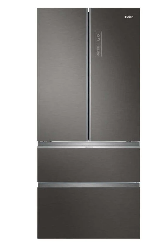Haier FD 83 Serie 7 HB18FGSAAA frigorifero side-by-side Libera installazione 539 L E Argento, Titanio