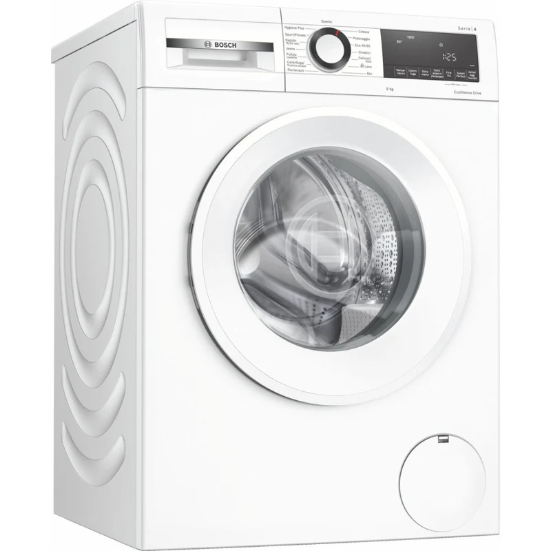 Bosch WGG04200IT - Lavatrice a carica Frontale, Serie 4, 9 Kg, 1200 Giri, Inverter, Classe A