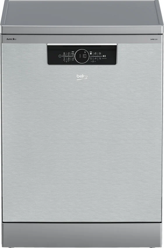 Beko bPRO500 BDFN36640XA Lavastoviglie a Libera Installazione AutoDoseC, 16 coperti, Inox, Terzo cestello