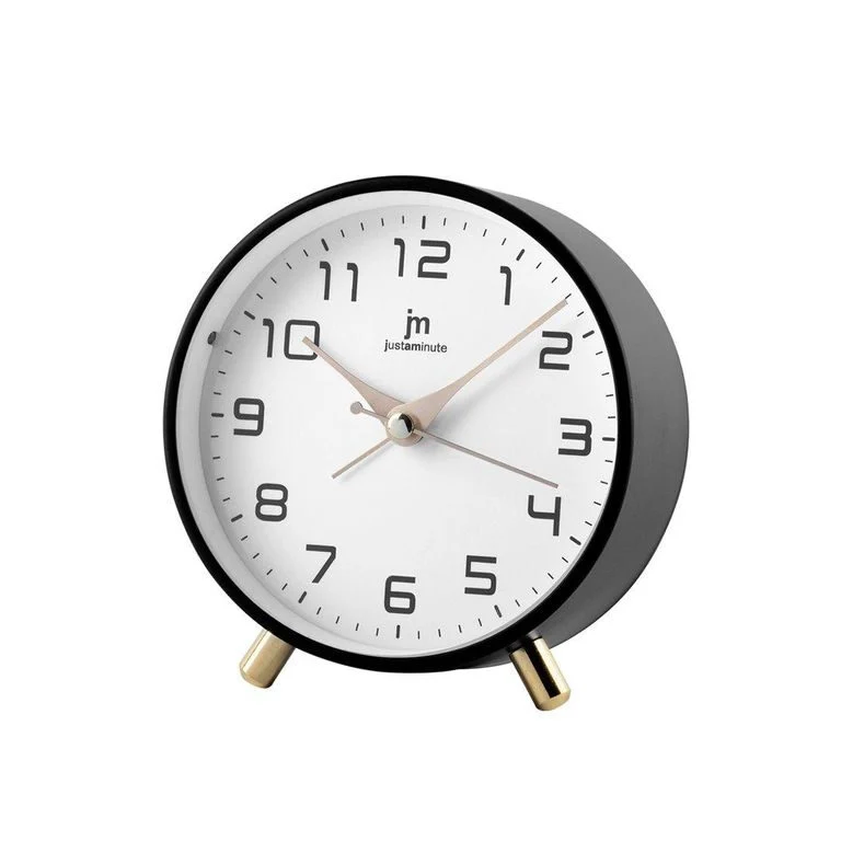 Lowell Justaminute JA7100N sveglia Sveglia al quarzo Nero, Oro