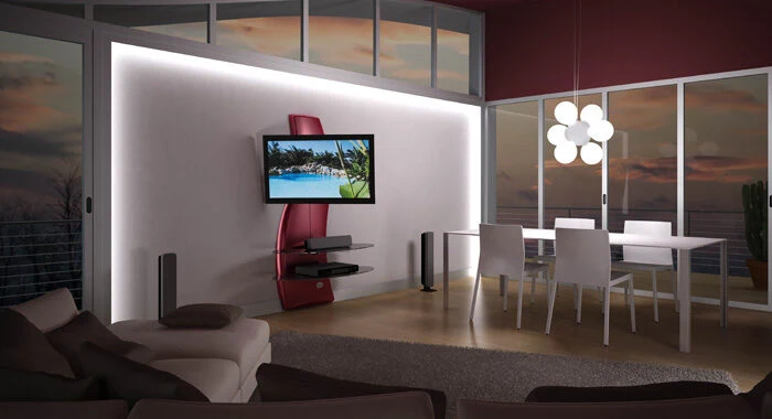 Meliconi Ghost Design 2000 supporto TV e sistema audio