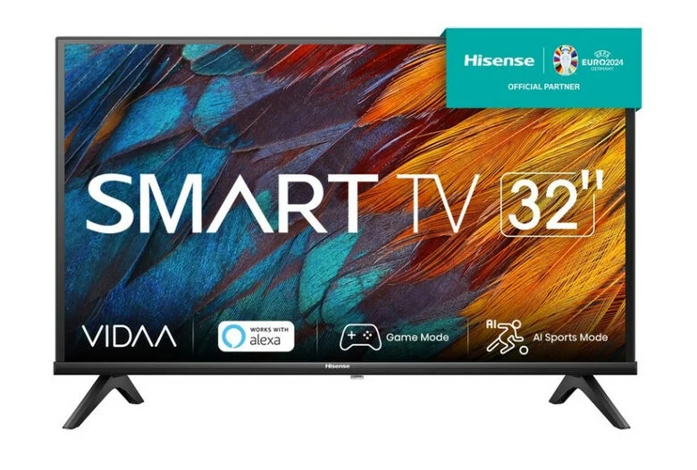 Hisense 32A49K Tv Led 32'' Hd Smart Tv Wifi Classe F Nero